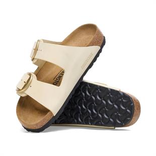 Birkenstock 1026585 Arizona Big Buckle Nu Ecru Kadın Terlik
