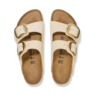 Birkenstock 1026585 Arizona Big Buckle Nu Ecru Kadın Terlik