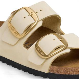 Birkenstock 1026585 Arizona Big Buckle Nu Ecru Kadın Terlik