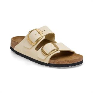 Birkenstock 1026585 Arizona Big Buckle Nu Ecru Kadın Terlik
