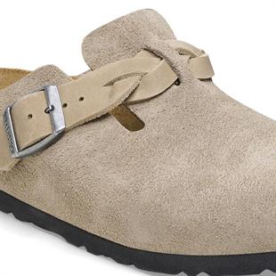 Birkenstock 1026694 Boston VL Braided Taupe Kadın Terlik