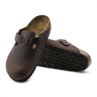 Birkenstock 159713 Boston Soft Footbed Leoi Habana Kadın Terlik