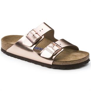 Birkenstock  Arizona BS Metalic Copper 0952093 Soft Footbed Kadın Terlik