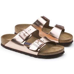 Birkenstock  Arizona BS Metalic Copper 0952093 Soft Footbed Kadın Terlik