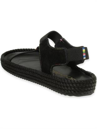 Bohonomad NEV20-L0020 Nevada Siyah Kadın Sandalet