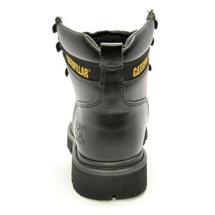 Caterpillar Alaska Black Deri Erkek Bot