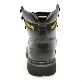 Caterpillar Alaska Black Deri Erkek Bot