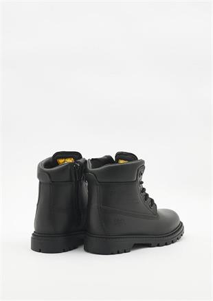Caterpillar Bruiser 2.0 Black Deri Çocuk Bot