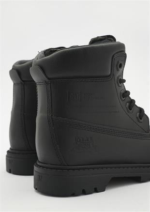 Caterpillar Bruiser 2.0 Black Deri Çocuk Bot