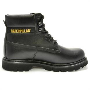 Caterpillar Colorado Black Deri Erkek Bot
