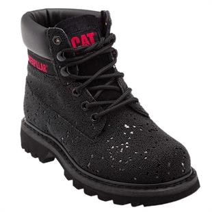 Caterpillar Colorado Black Glitter ( İridescent) Kadın Simli Bot