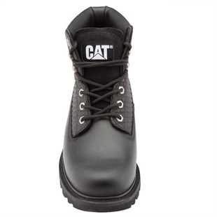 Caterpillar Colorado Print Black Deri Erkek Bot