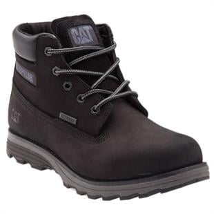 Caterpillar Founder Black Waterproof Deri Erkek Bot