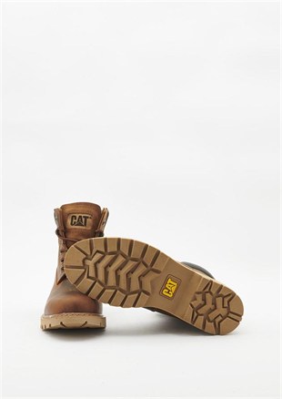 Caterpillar Golden Copper Deri Erkek Bot