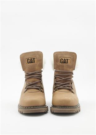 Caterpillar İllinois Beıge Crazy Deri Kadın Bot