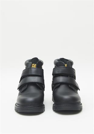 Caterpillar Josh WP Black Deri Çocuk Bot