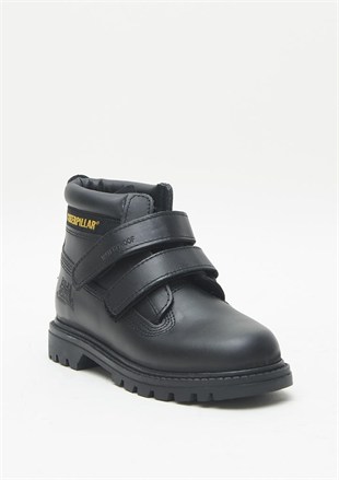 Caterpillar Josh WP Black Deri Çocuk Bot