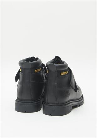 Caterpillar Josh WP Black Deri Çocuk Bot