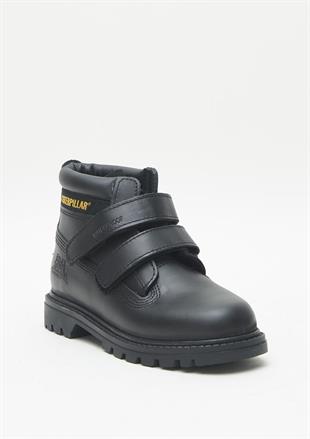 Caterpillar Josh WP Black Deri Çocuk Bot