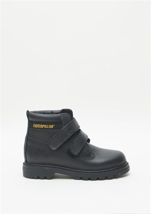 Caterpillar Josh WP Black Deri Çocuk Bot
