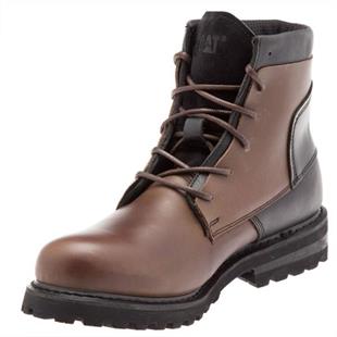 Caterpillar Lenox Chocolate Deri Erkek Bot
