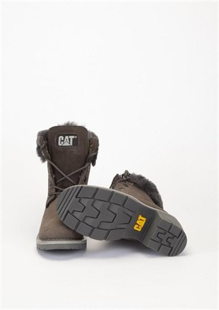 Caterpillar Nikki Dark Grey Nubuk Kadın Bot