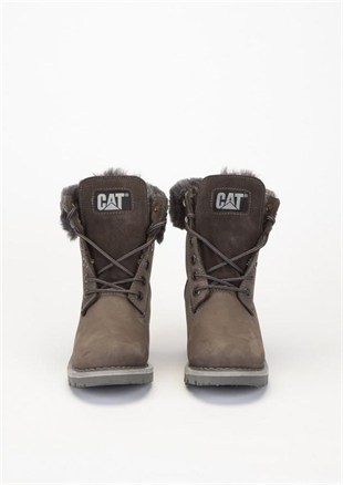 Caterpillar Nikki Dark Grey Nubuk Kadın Bot