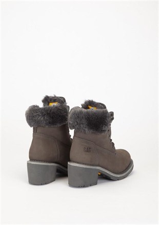 Caterpillar Nikki Dark Grey Nubuk Kadın Bot