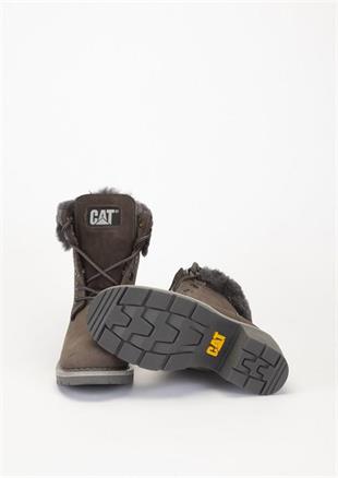 Caterpillar Nikki Dark Grey Nubuk Kadın Bot