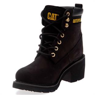 Caterpillar Ottawa Black Nubuk Kadın Bot