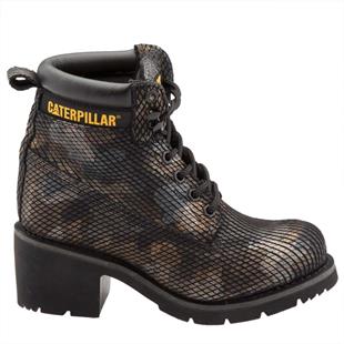 Caterpillar Ottawa Camouflage Deri Kadın Bot