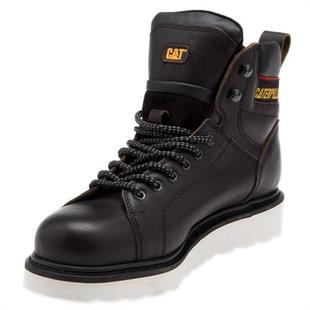Caterpillar Reco Black Deri Erkek Bot