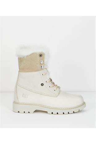 Caterpillar Utah Fur Beige Nubuk Kadın Bot