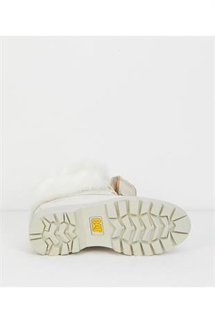 Caterpillar Utah Fur Beige Nubuk Kadın Bot