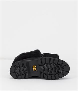 Caterpillar Utah Fur Black Nubuk Kadın Bot