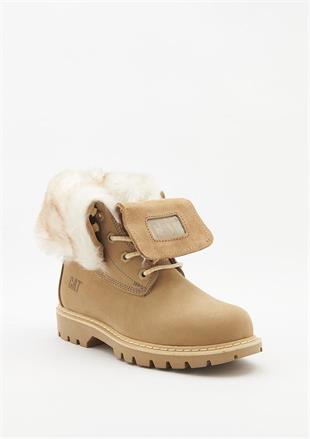 Caterpillar Utah Fur Caramel Nubuk Kadın Bot