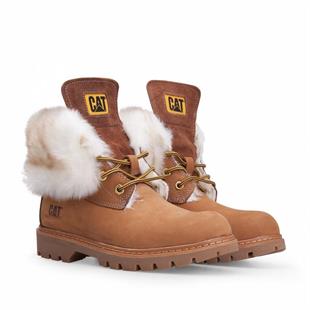 Caterpillar Utah Fur Sundance Nubuk Kadın Bot