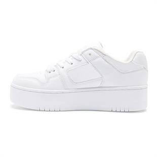 DC Shoes ADJS100156 Manteca 4 Platform White/White Kadın Sneaker