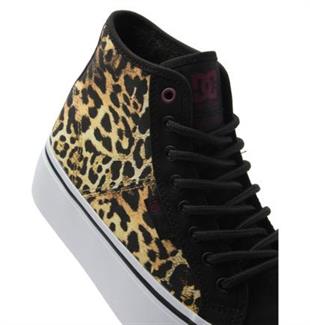 DC Shoes ADJS300286 Manual Hi WNT Black/M Gold Kadın Sneaker