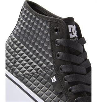 DC Shoes ADJS300296 Manual Hi Platform Battleship/Gum Kadın Sneaker