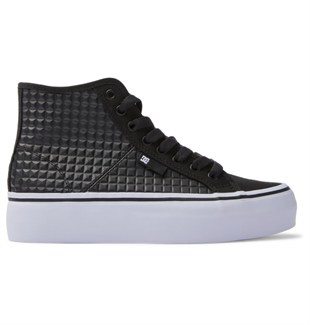 DC Shoes ADJS300296 Manual Hi Platform Battleship/Gum Kadın Sneaker