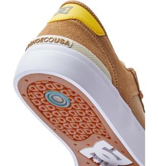 DC Shoes ADYS300739 Teknic S Brown/Yellow Erkek Sneaker