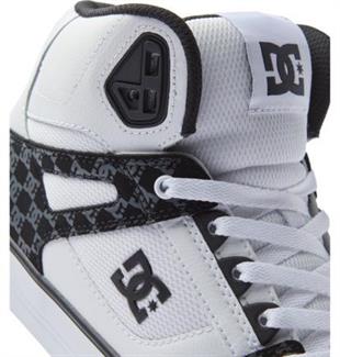 DC Shoes ADYS400043 Pure High Top WC Black/White Monogram Erkek Sneaker