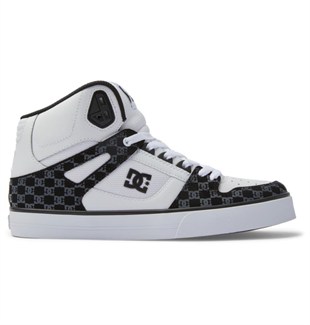 DC Shoes ADYS400043 Pure High Top WC Black/White Monogram Erkek Sneaker