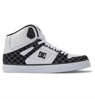 DC Shoes ADYS400043 Pure High Top WC Black/White Monogram Erkek Sneaker
