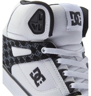 DC Shoes ADYS400043 Pure High Top WC Black/White Monogram Erkek Sneaker