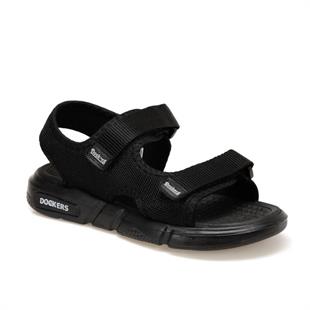 Dockers 100497772- 228650 Siyah-Siyah Erkek Sandalet
