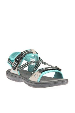 Dockers By Gerli 224906-100300085 K.Gri-Turkuaz Bayan Sandalet