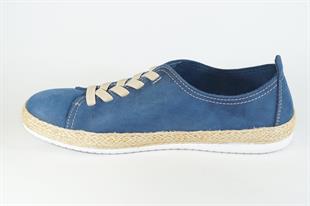 FreeFoot 10110 Lacivert Nubuk Kadın Babet