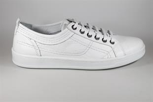 FreeFoot 1130 Beyaz Bağlı Erkek Ayakkabı